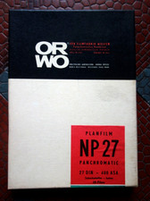 RARE' ORWO GDR 25x FILMS NP 27