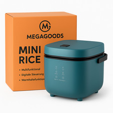 Mini Reiskocher 1,2L für 1-2 Personen mit Dampfgarer DE.