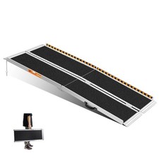 Gardhom Rampe für Rollstühle 183 cm Klapprampen für Freundin Stühle