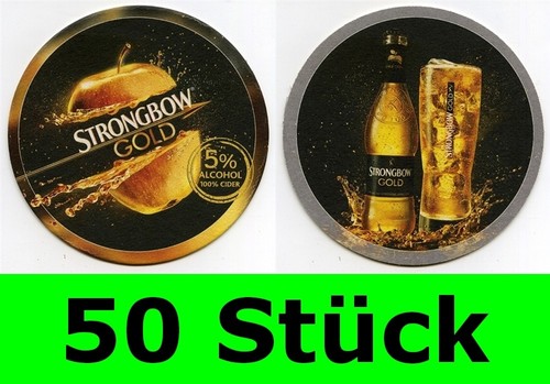 Stück bierdeckel strongbow - 50,