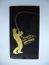 Angelaufkleber Autoaufkleber, von SPROAufkleber schwarz gold