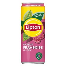 Lipton Ice Tea Framboise (24 x 0,33 Liter Dosen FR) Himbeere