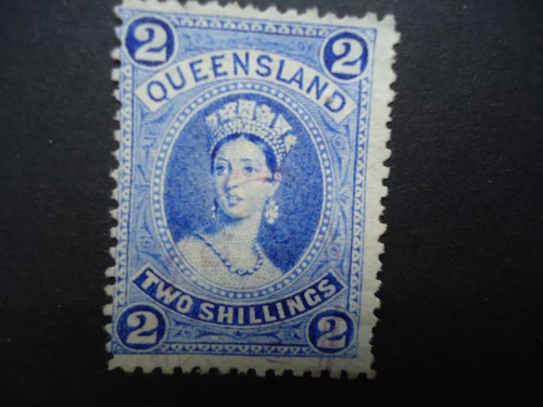 Briefmarke queensland victoria - queensland,