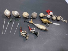 16 alte Weihnachtskugeln