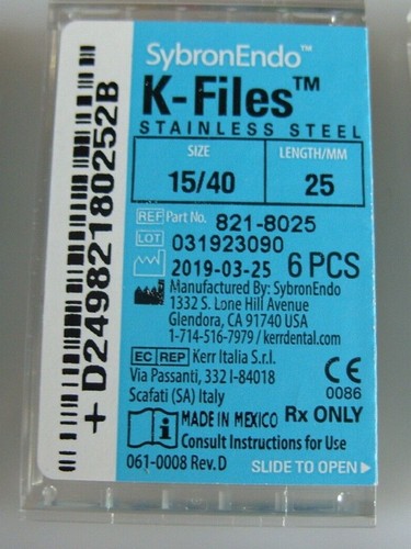 Kerr sybron endo file - sybron, k-file