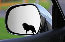 2x, 4x, 6x Silhouetten-AUFKLEBER COLLIE sticker Fensteraufkleber Autoaufkleber