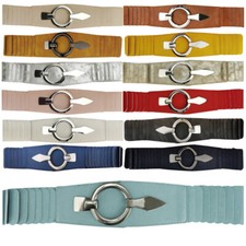 19 Farben Stretchgürtel Damen Hüft- Tailliengürtel Gürtel Kleider modisch 2870