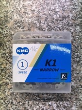 KMC K1 Narrow Silver 1-fach