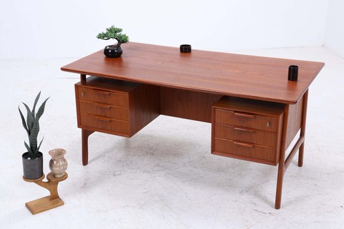Vintage teak schreibtisch von - vintage,