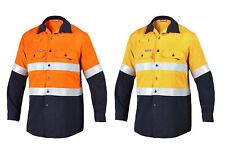 Hard Yakka Tecasafe Hi-Vis 2-farbiges feuerfestes Sicherheitshemd (Y04066)