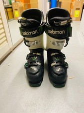 Skischuhe Salomon schwarz-weiß-grün Größe 28.5 (entspricht Schuhgröße 43