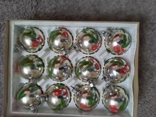 12 Weihnachtskugeln Lauscha