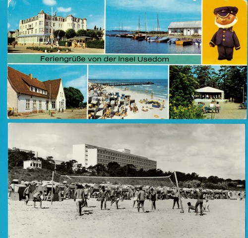 Lang postkarten ostseebad - 3x,