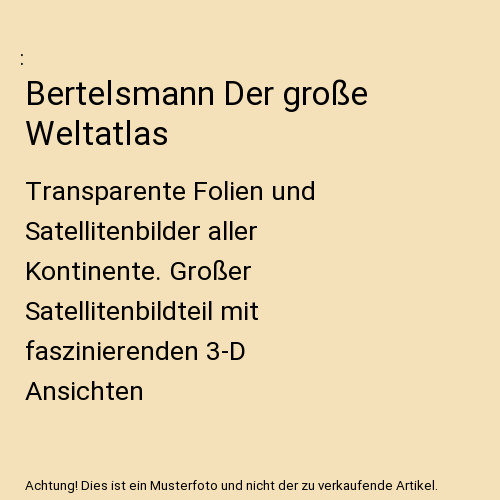 Bertelsmann der große - der,