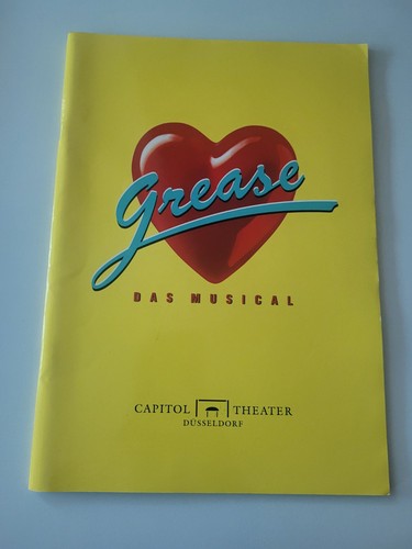 Programmheft grease 1996 show - grease,