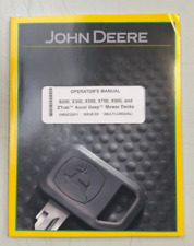 JOHN DEERE Betriebsanleitung S200, X300, X500, ZTrak, Accel Deep, Mower Deck