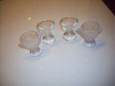 Eierbecher Glas aus den 70er Jahren  pressglas 