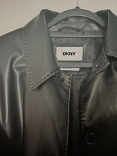 Damen Kunstleder Mantel Gr. S