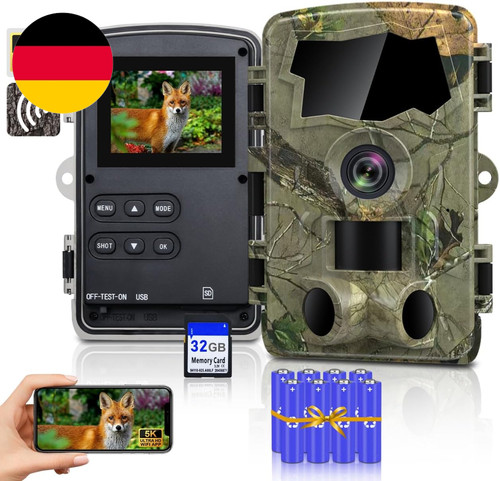 Lutranstra wildkamera wlan - 5k,