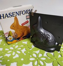 3D Kuchenbackform, Metall mit Antihaftbeschichtung. Osterhase als Motiv.