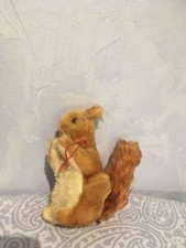 Eichhorn Eichhörnchen Plüschtier, evtl. Hermann Teddy, evtl. Mohair, ca. 15 cm