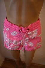 Fishbone kurze Jogginghose Damen Größe S Weiß/Rosa