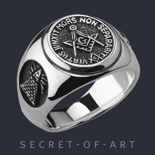 Freimaurer ring virtus masonic - freimaurer,