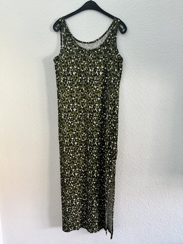 Damen maxikleid xl khaki - maxikleid,