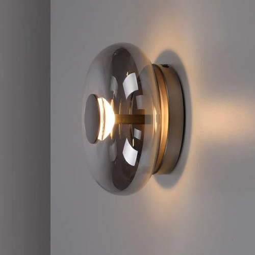 Led wandleuchte posh rauchglas - led-wandleuchte,