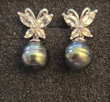 Tahiti Perlen Ohrstecker