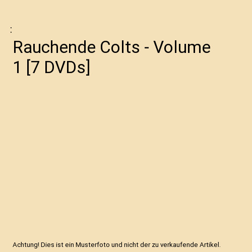 Rauchende colts volume - colts, [7