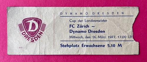 Ddr fussball eintrittskarte - ddr,