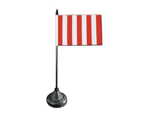 Tischflagge streifen rot - tischflagge,