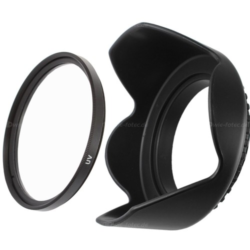 52mm filter sonnenblende - uv, &