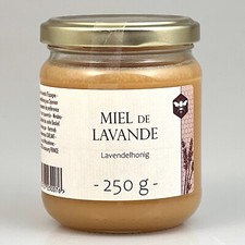 Lavendelhonig 250 g Glas Miel