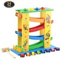 Kugelbahn Murmelbahn 24-tlg