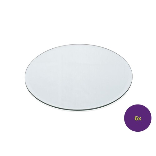6er set spiegelplatten - set,