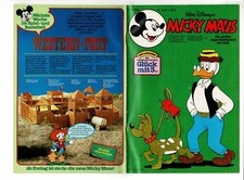 Micky Maus 1979 Heft 3 (Ehapa) mit Mittelteil Spiel