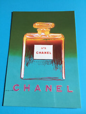 Seltene Chanel Andy Warhol Edition Postkarte von 1997 incl. Duftprobe
