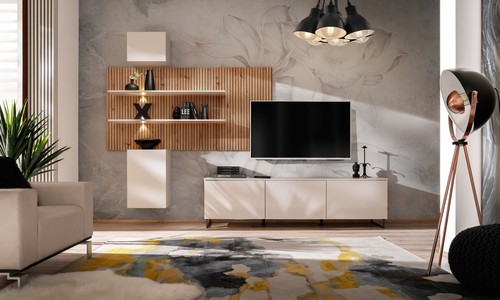 Wohnwand anbauwand wohnzimmer - wohnwand,