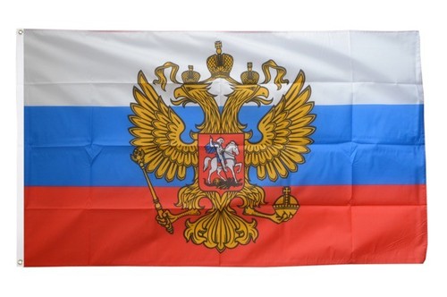 Fahne russland mit - russland,