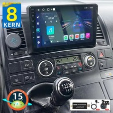 DAB+ 4+64GB Android 15 Autoradio GPS Navi Carplay Für VW T5 Multivan Transporter