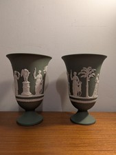 Paar Wedgwood salbeigrüne