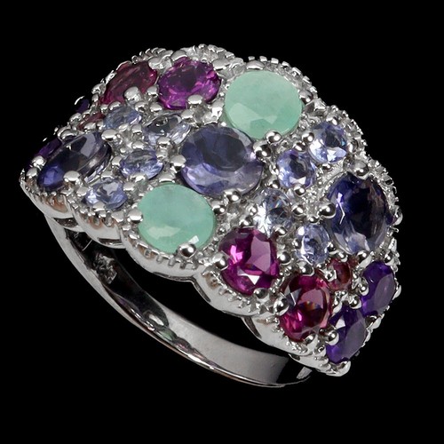925 sterlingsilber ring rund - 925,