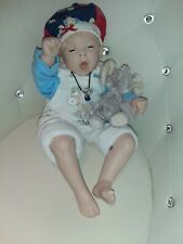 Porzellan-Künstlerpuppenreproduktion 'Drowsy Baby' Donna RuBert