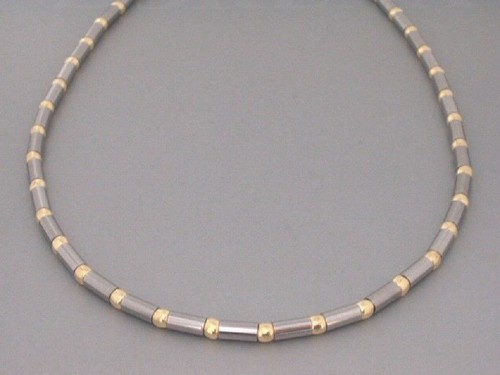 Edelstahl halskette collier - edelstahl,