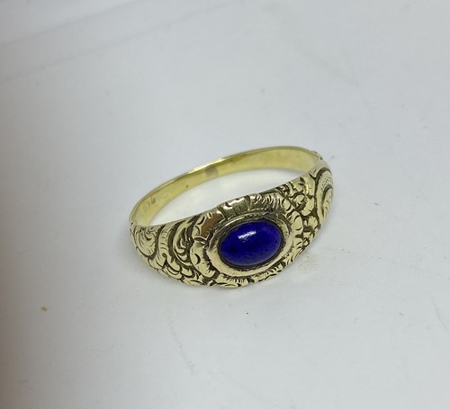 750 gold ring mit