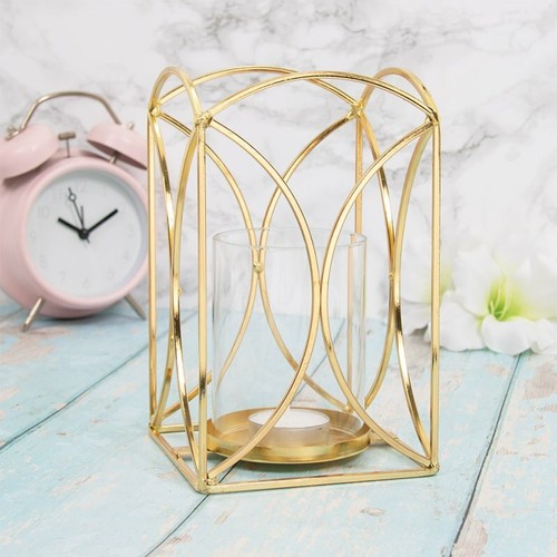 Gold kerzenhalter modern - kerzenhalter,
