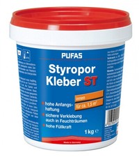 Pufas Styroporkleber und Renoviervlies Kleber