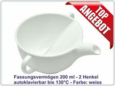 Schnabelbecher/ Trinkbecher Kunststoff  200ml mit zwei Henkeln, Farbe: weiß